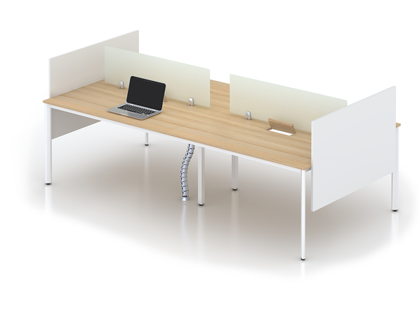 vách ngăn bàn làm việc bằng kinh